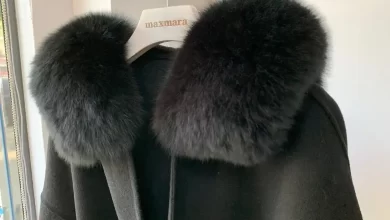 Photo of Элегантное пальто с меховым воротником