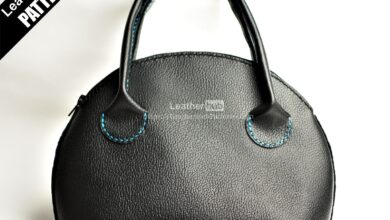 Photo of Яркая кожаная сумка-клатч